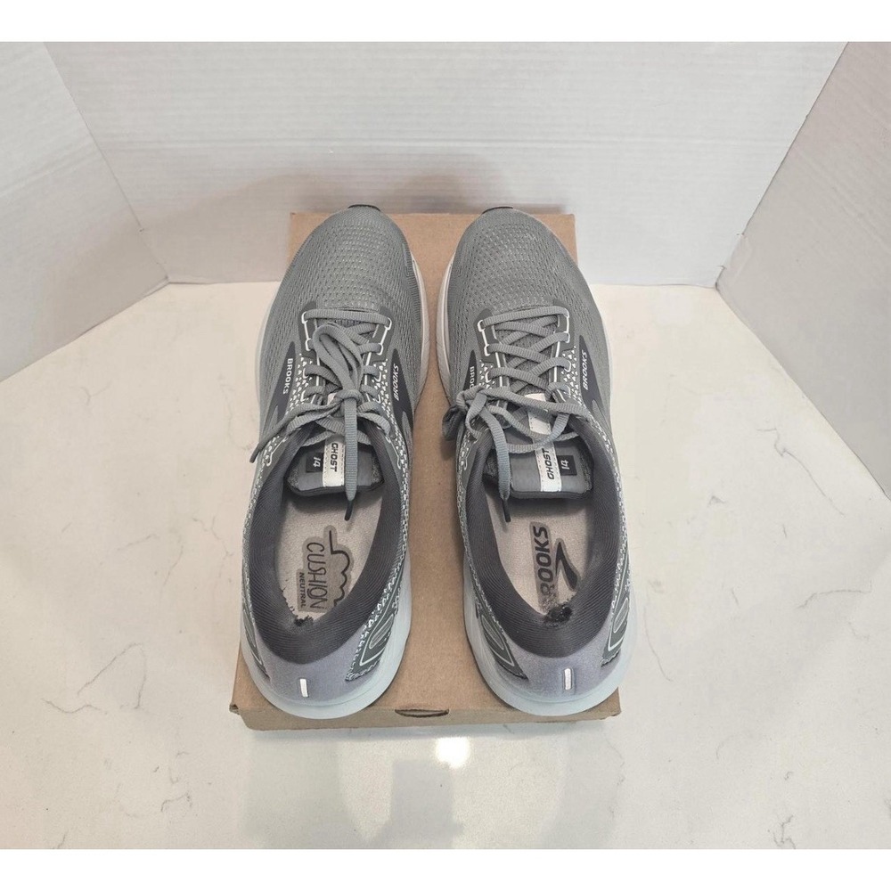 Size 13 - Brooks Ghost 14 Gray - 110369-2E-067 - Picture 6 of 7